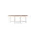 Rivièra Maison Elm/Poplar Trestle Dining Table Wood in Brown/White | 31 H in | Wayfair RIV442830