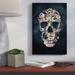 Wrought Studio™ Vintage Skull by Ali Gulec Graphic Art on Wrapped Canvas, Cotton in Black/Brown/Green | 18" H x 12" W x 1.5" D | Wayfair