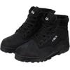 Schnürboots FILA "GRUNGE II mid wmn", Damen, Gr. 40, schwarz, Leder, Textil, sportlich, Schuhe, Winterstiefel, Schnürstiefel, Winterschuhe