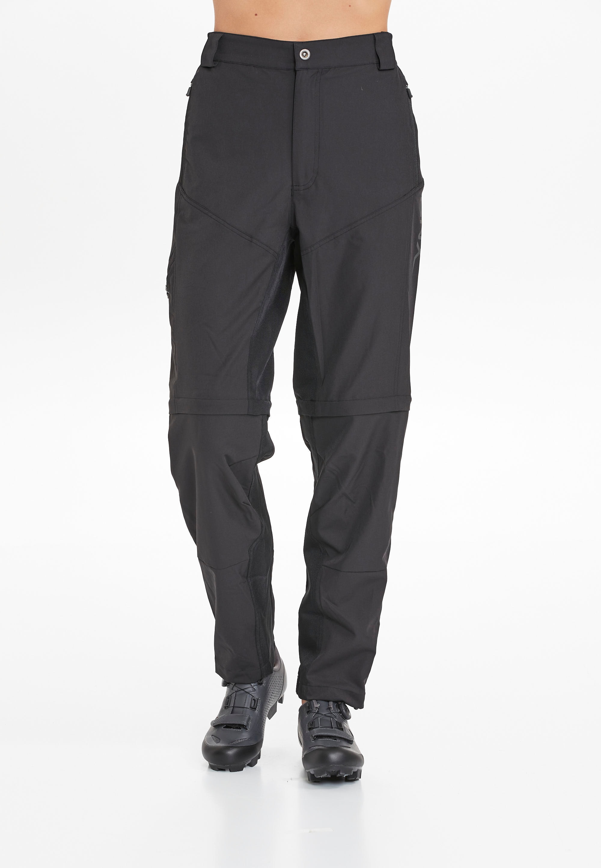Radhose ENDURANCE "Mace", Damen, Gr. 44, EURO-Größen, schwarz, 100% Polyester, unifarben, Hosen, mit praktischen Zip-Off-Beinen Image
