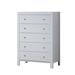 Glory Furniture Burlington 17" Wide Dresser Wood in White | 48 H x 17 W x 34 D in | Wayfair G2490-CH