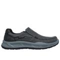 Skechers Men's Relaxed Fit: Cohagen - Vierra Sneaker | Size 9.0 | Black | Textile/Synthetic | Vegan