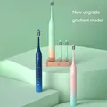 Brosse à dents électrique sonique ultrasonique colorée USB brosse à dents étanche IPX7 Rechargeable