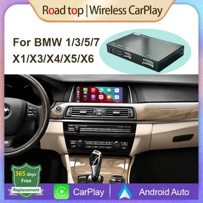 CarPlay sans fil Android Auto pour BMW BMW Série 1 2 3 4 5 6 7 Bronchisation X5 X6 F15