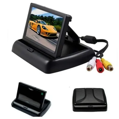 Kit de système de stationnement de recul de voiture caméra de recul moniteur LCD TFT vision