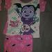 Disney Pajamas | Disney Girls' Vampirina 2-Piece Pajama Set Size 2t | Color: Pink/White | Size: 2tg