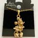 Disney Jewelry | Gold Minnie Mouse Necklace Vintage Pendant Plated 20" Disney Disneyana Mickey | Color: Gold | Size: Os