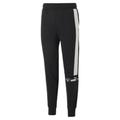 Sporthose PUMA "Around the Block Fleece-Hose Herren" Gr. XXL, Normalgrößen, schwarz-weiß (black white) Herren Hosen