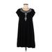 Karen Kane Casual Dress - Shift: Black Print Dresses - Women's Size X-Small