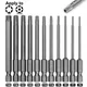 Embout de tournevis Torx 6.35mm tige hexagonale pointe de sécurité magnétique embout de tournevis