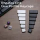 Capuchons de clavier PBT à profil bas pour Kailh Chocolate Switch touches CFX clavier mécanique