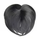 Extensions de cheveux synthétiques à franges courtes et droites postiches à clipser frange de