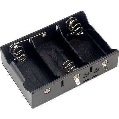 Tru Components - BH-131D Batteriehalter 3x Mono (d) Lötanschluss Image