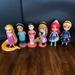 Disney Toys | Disney Toddler Princess Figures 3” Dolls Pvc Lot Of 6. | Color: Blue/Purple | Size: Osg