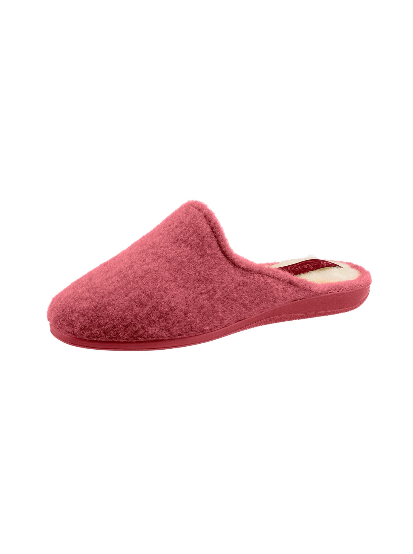 Pantoffel CLASSIC, Damen, Gr. 40, rosa (altrosa), Textil, Schuhe Hausschuh Pantoffeln