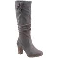 Stiefel CITY WALK Gr. 42, Normalschaft, grau Damen Schuhe High Heels