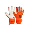 Torwarthandschuhe REUSCH "Attrakt Freegel Silver Jr" Gr. 8, orange (orange, blau) Kinder Handschuhe Fussballhandschuhe