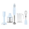 Smeg HBF02PBUS Hand Blender, Pastel Blue, One Size