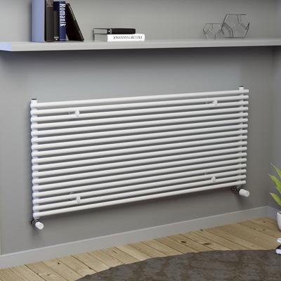 XIMAX Designheizkörper "Gamba Slim Duplex Horizontal, 610 mm x 1200 mm", weiß, B/H/T: 120cm x 61cm x 5,2cm, seidenmatt, 