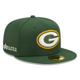 Men's New Era x Alpha Industries Green Bay Packers 59FIFTY Fitted Hat
