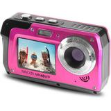 Minolta MN40WP Waterproof Dual-Screen Digital Camera (Pink) MN40WP-PK