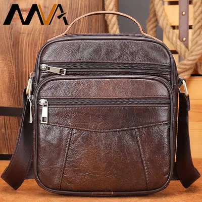 MVA – sac à main en cuir pour hommes sacs à bandoulière décontractés sacoche pour Ipad Business
