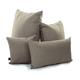 New Bubble Effect Chenille Soft Velvet Feel Plain Brown Fabric Cushion - 4 Sizes Available - Includes Filling Pad - British Handmade