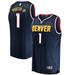 Men's Fanatics Branded Michael Porter Jr. Blue Denver Nuggets Fast Break Replica Jersey - Icon Edition