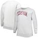 Men's Champion Heathered Gray Texas A&M Aggies Big & Tall Reverse Weave Fleece Crewneck Pullover Sweatshirt