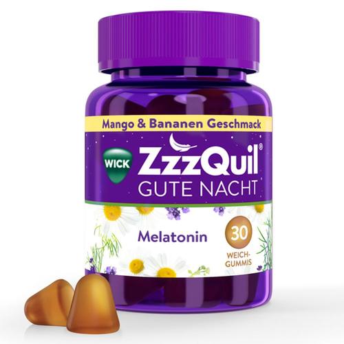 Wick ZzzQuil Gute Nacht Mango & Banane 30 St Fruchtgummi