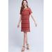 Anthropologie Dresses | Anthropologie Zero To Sky (02 Sky) Crochet Lace Dress Rose | Color: Red | Size: M