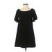 Trafaluc by Zara Casual Dress - A-Line: Black Solid Dresses - Women's Size Small