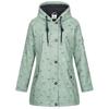Regenjacke DEPROC ACTIVE "Friesennerz HALIFAX UMBRELLA", Damen, Gr. 36/38 (M), grau, Obermaterial: 100% Polyurethan; Futter: 100% Polyester, casual, figurumspielend, Langarm gerader Abschluss mit Druckknopf, Jacken, auch in Großen Größen erhältlich