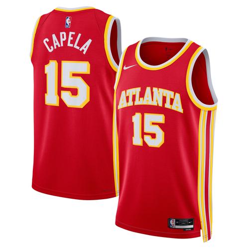 Atlanta Hawks Nike Icon Edition Swingman-Trikot – Rot – Clint Capela – Unisex