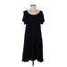 Old Navy Casual Dress - A-Line: Black Print Dresses - Women's Size Small