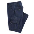 Blair JohnBlairFlex Relaxed-Fit 7-Pocket Cargo Pants - Denim - 36