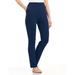 Blair Women's Essential Knit Tapered Leg Pants - Blue - 2XL - Womens