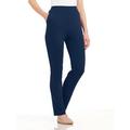 Blair Women's Essential Knit Tapered Leg Pants - Blue - P2XL - Petite
