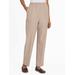 Blair Women's Alfred Dunner® Classic Pull-On Pants - Tan - 10PS - Petite Short