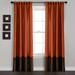 Lush Décor Prima Back Tab/Rod Pocket Window Curtain Panels Brown/Rust 54X84 Set - Triangle Home Decor 21T012077