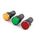 3 x Yellow Green Red LED Pilot Signal Light Panel Indicator Lamp AC 110V 20mA - Green, Red, Yellow