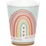 Creative Converting Boho Rainbow Paper Cups, 24 ct in Pink | Wayfair DTC360521CUP