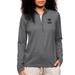 Women's Antigua Heather Charcoal Las Vegas Desert Dogs Epic Quarter-Zip Pullover Top