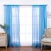 Eider & Ivory™ Walton Sheer Rod Pocket Curtain Panels Polyester in Gray | 84 H x 52 W in | Wayfair 725E2D423A9942ECAAC65F6F3BFE4C2A