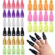 Clips de bouchons en plastique pour enlever le vernis à ongles Gel UV nettoyant Semi-permanent