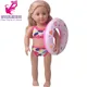 Anneau de natation d'été pour bébé fille accessoires de jouets beurre 18 po 43 cm