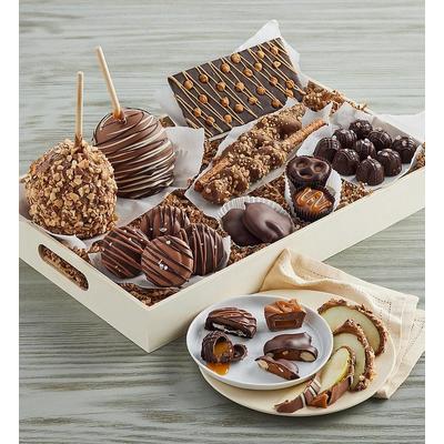 Caramel Belgian Chocolate Gift Basket With Fruit, Coated Fruits Nuts, Gifts by Harry & David