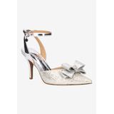 Wide Width Women's Shanaya Pump by J. Renee in Silver (Size 10 W)