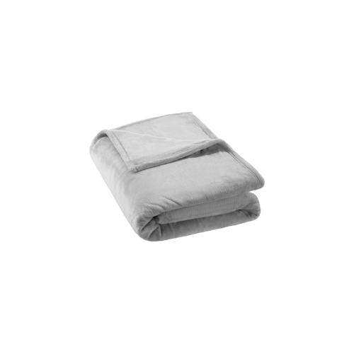 Kuscheldecke Polyester – grau, 220 x 240 cm