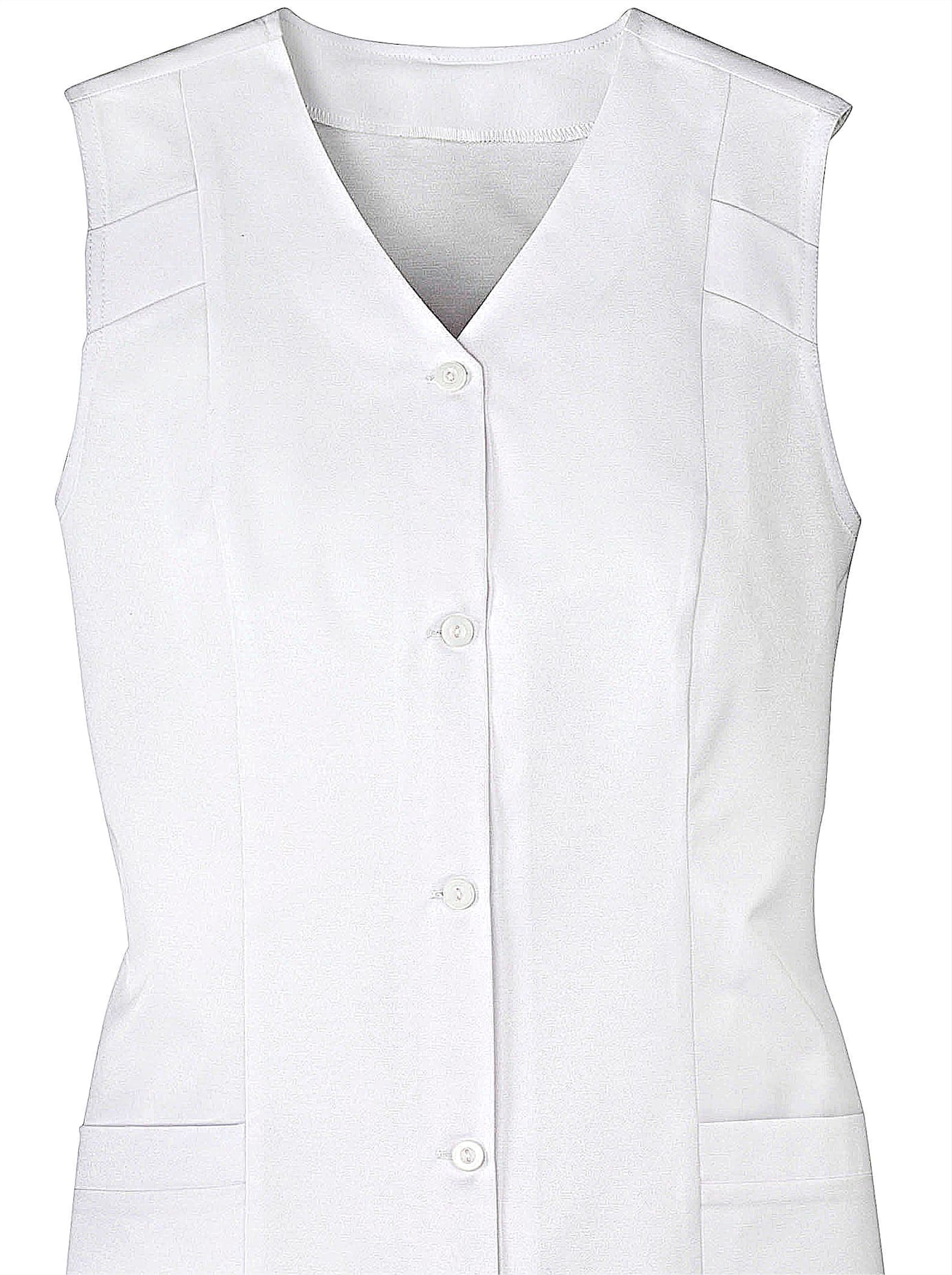 Kochschürze CLASSIC BASICS, Damen, Gr. 54, weiß, Baumwollmischung, Polyester, Schürzen Kochschürze